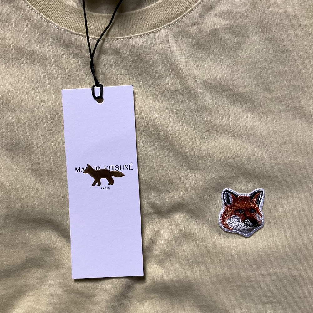 Maison Kitsune Fox Head Patch Regular Tee-Shirt. … - image 5